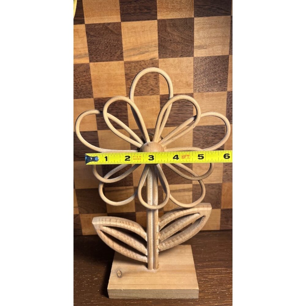 Wooden Flower - Picture 2 of 3